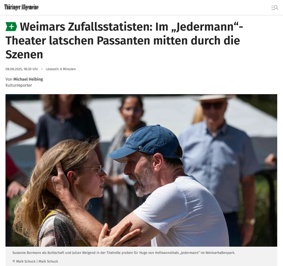Thüringer Allgemeine 8.8.25