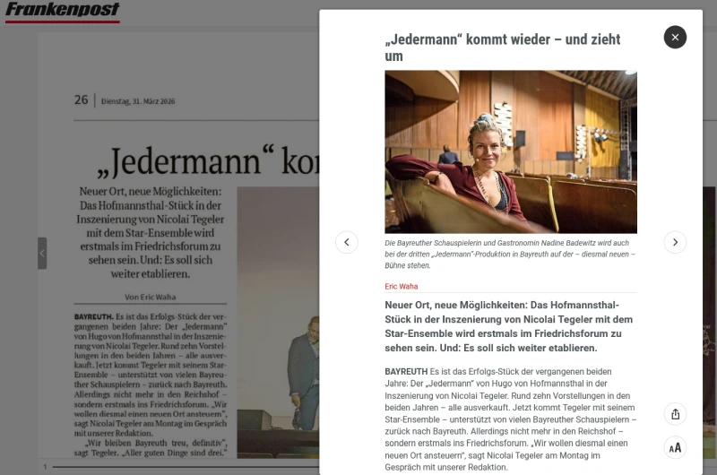 jedermann_bayreuth_Frankenpost_31-3-26